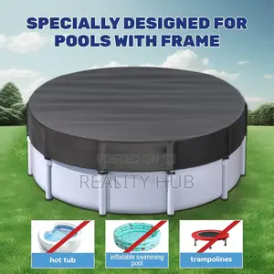 18 Ft Round Winter Pool Cover for Metal Frame Above Ground Pools,