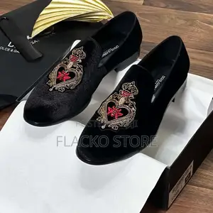 Original Dolce & Gabbana Velvet Loafers
