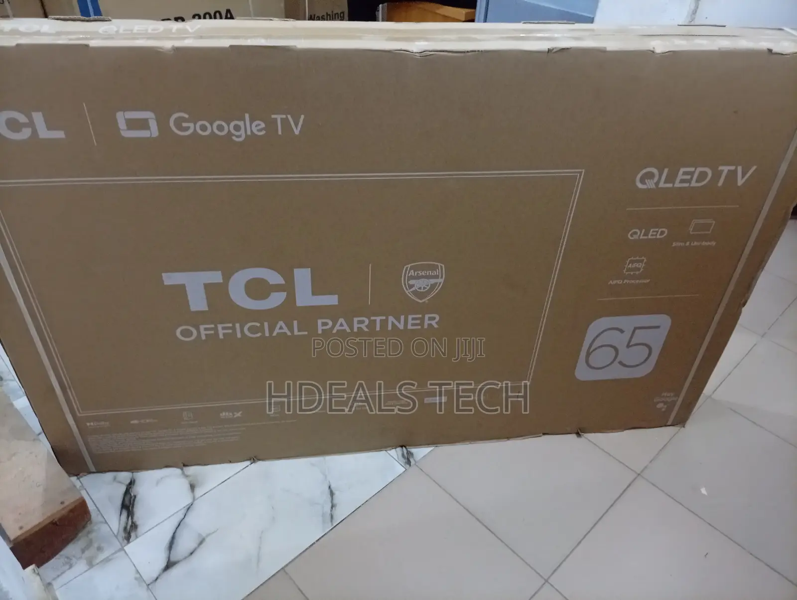 TCL 65” Wifi Android Smart Tv With Google Assistant