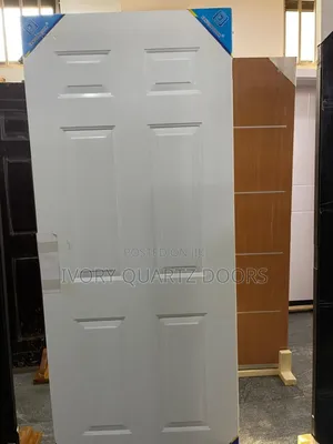 American Steel Fangda Door – White Six Panels (840mm × 2100mm)