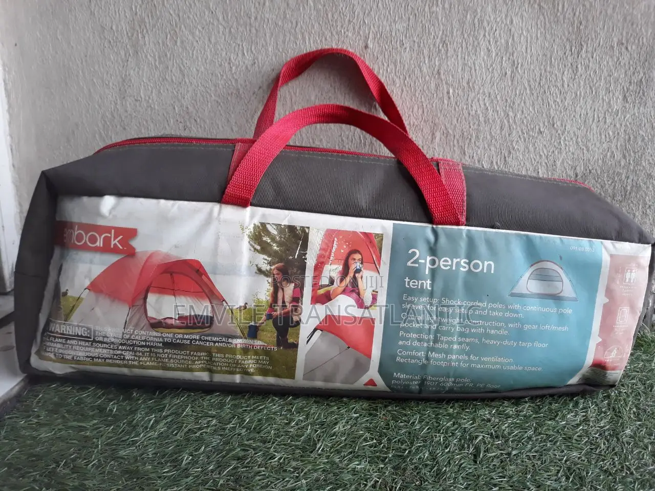 Embark 2-person Camping Tent – Original Usa Import