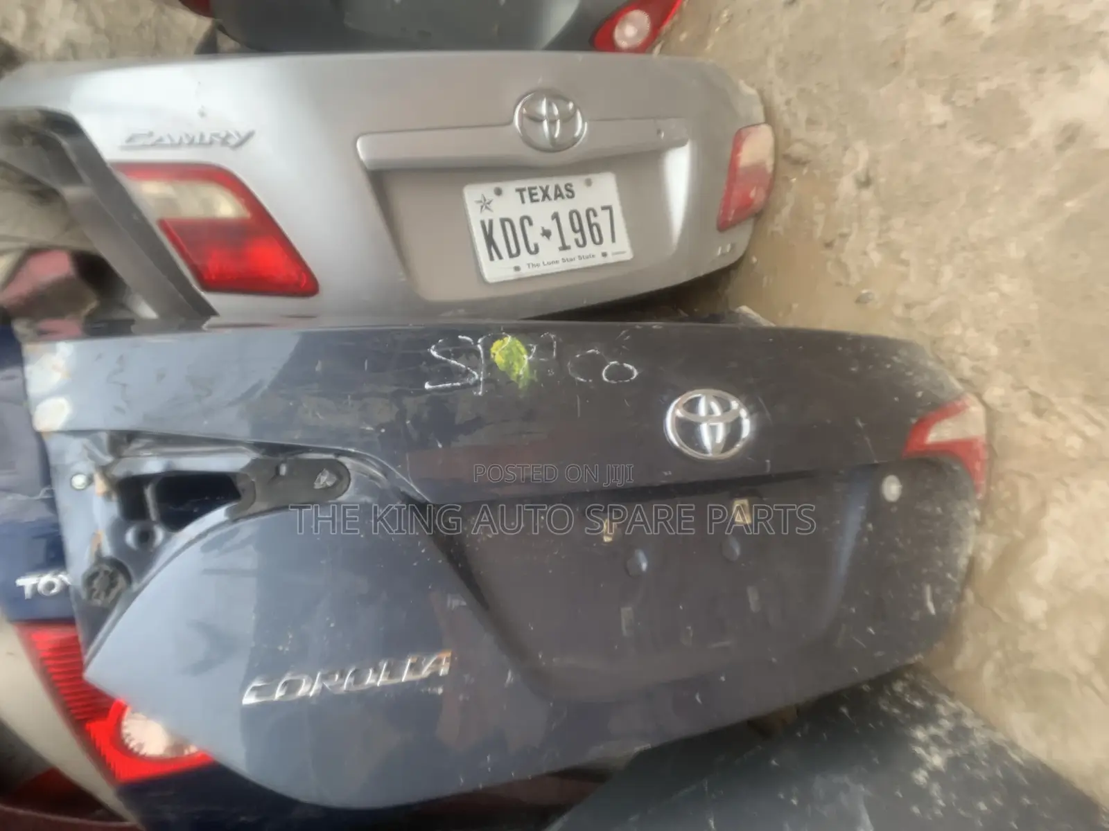Toyota Corolla 2014 Model Empty Booth