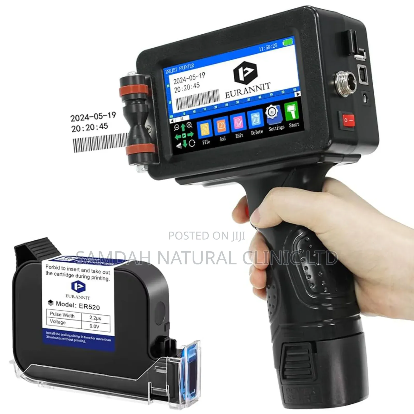 Handheld Inkjet Printer.