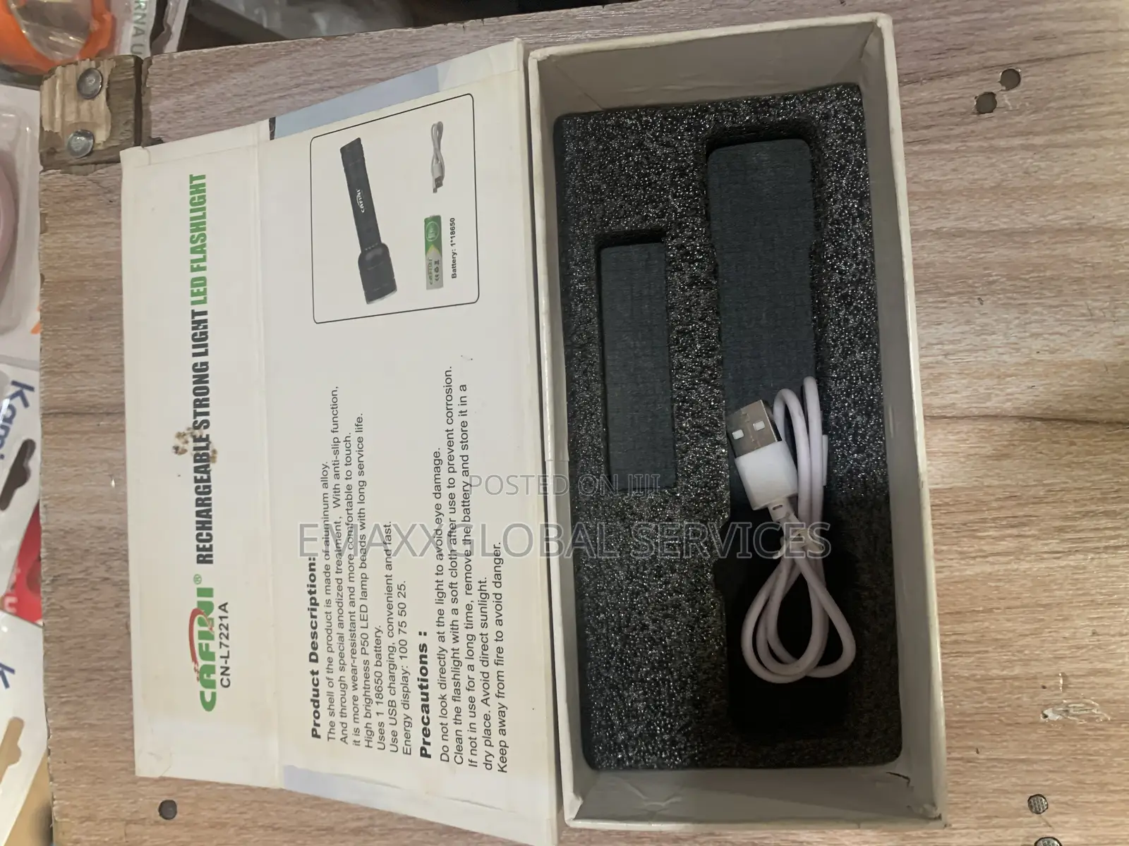 Industrial Light With Charging Port