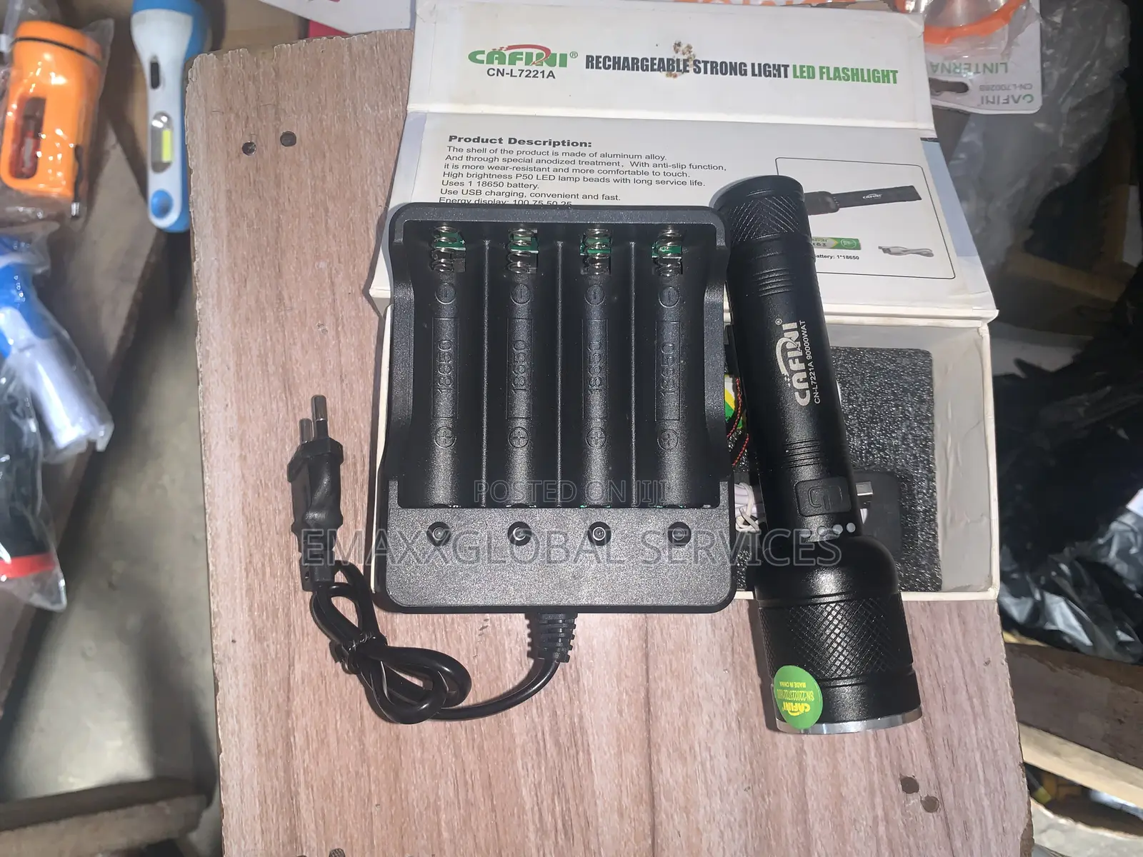Industrial Light With Charging Port