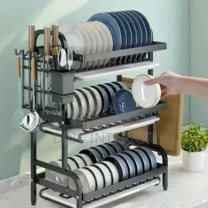 3 Tier Stainless Steel Dish Rack