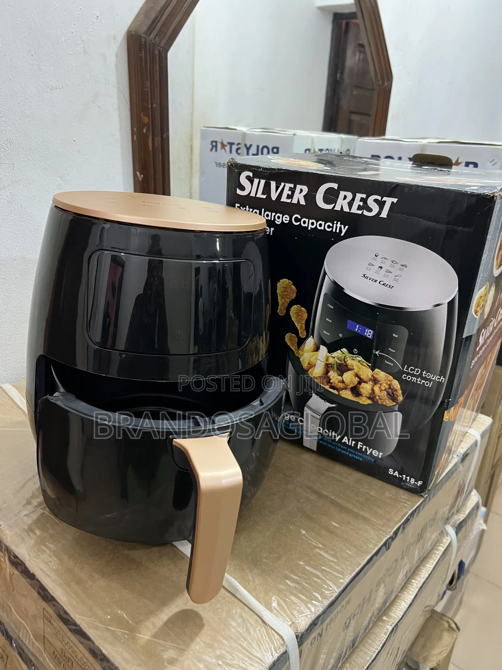 Silver Crest 6.5l Air Fryer – Smart Touch Control With Timerf