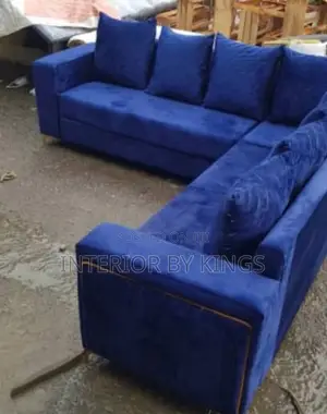 U-Shaped Fabric Sofa Can Be Made in Colors of Your Choice