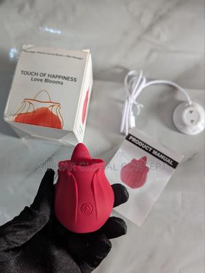 Rose Tongue Licking Vibrator Nipples Dildo Sex Toy for Women for sale