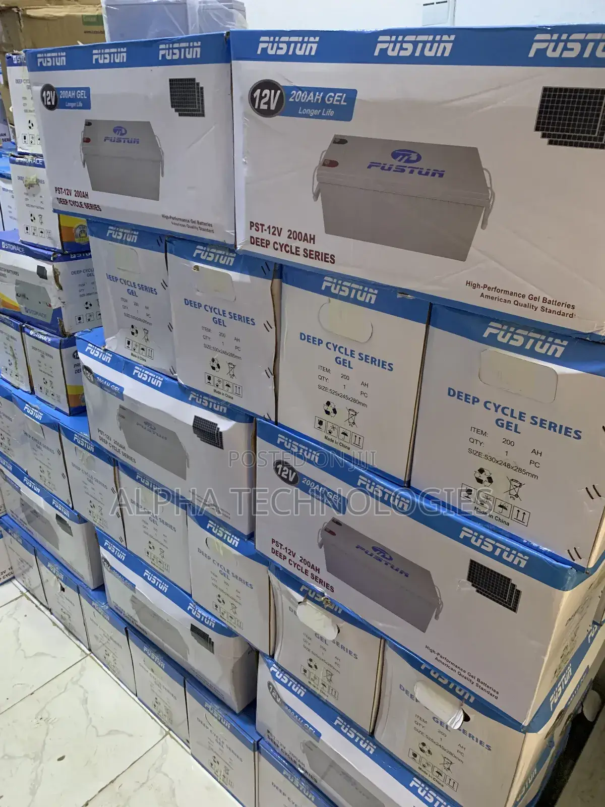 Puston Gel Battery