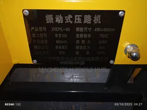 Xrdyl-60 Vibratory Roller, Double Drum Compactor