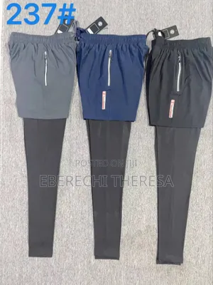 Men Sports Short With Long Tight