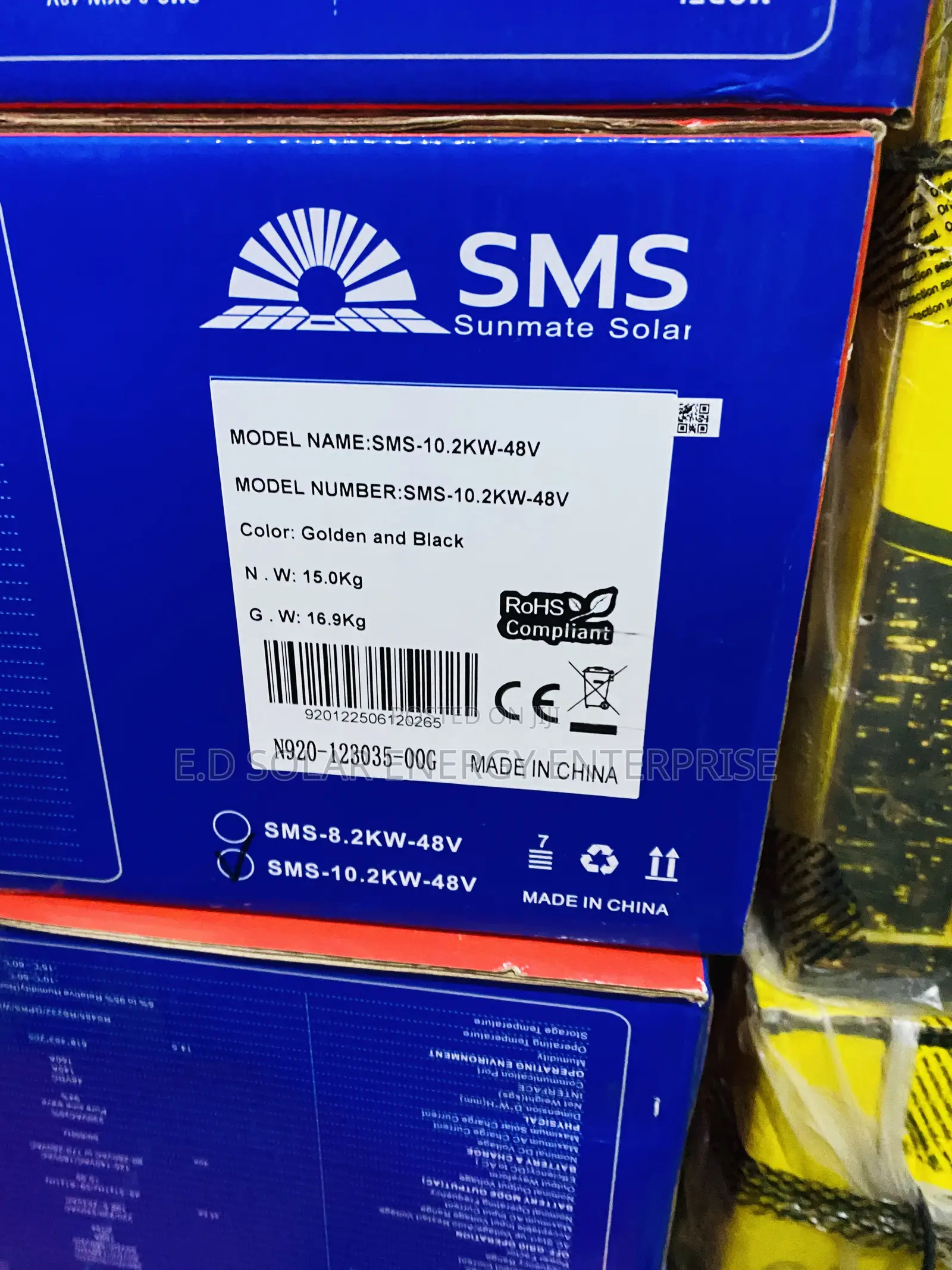 SMS Solar Inverter 10.2kva 48v Is Available