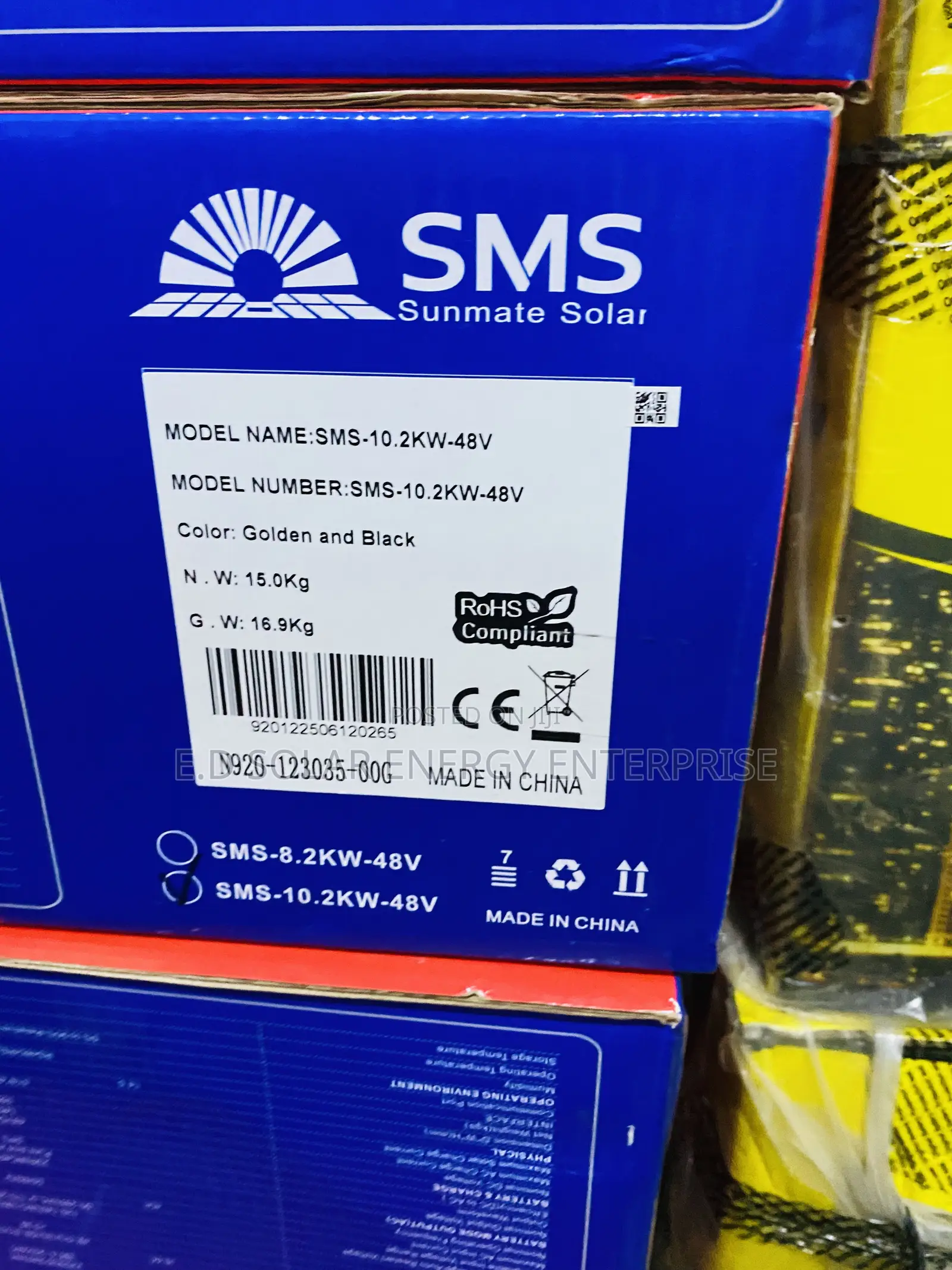 SMS Solar Inverter 10.2kva 48v Is Available