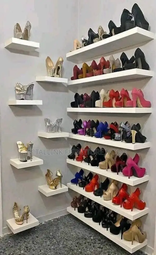 Corner Shoe Shelf