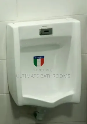 Daniel Urinal Bowl With Sensor Flusher and Waste