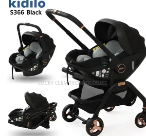 Kidilo 3 in 1 Baby Stroller Car Seat and Carrier Carriage