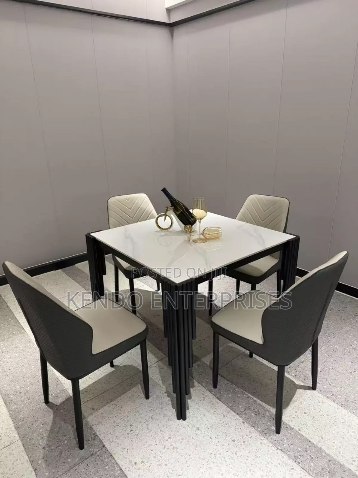Marble Dining Table With 4 Chairs