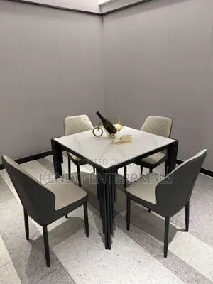 Marble Dining Table With 4 Chairs