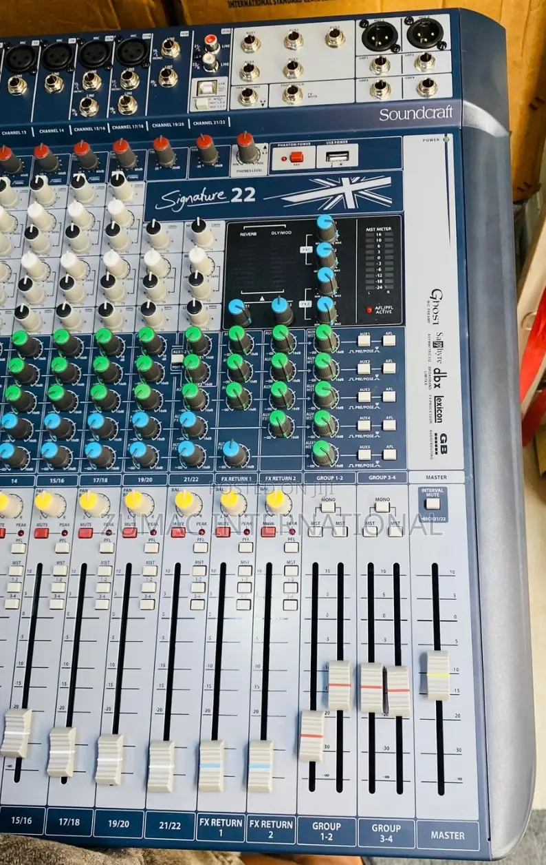22 Channels Flat Mixer