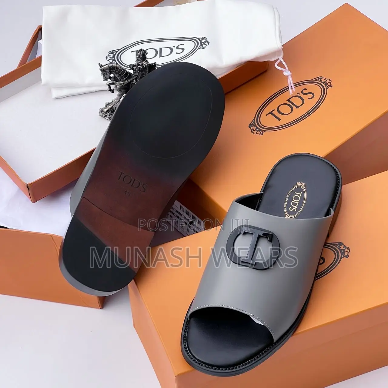 Tod's Leather Slipers 40-46 Available