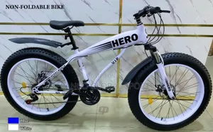 Hero Non-Foldable Fat Tyre White Mountain Bicycle