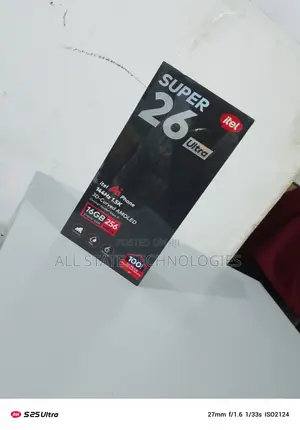 New Itel S26 Ultra 256 GB Black