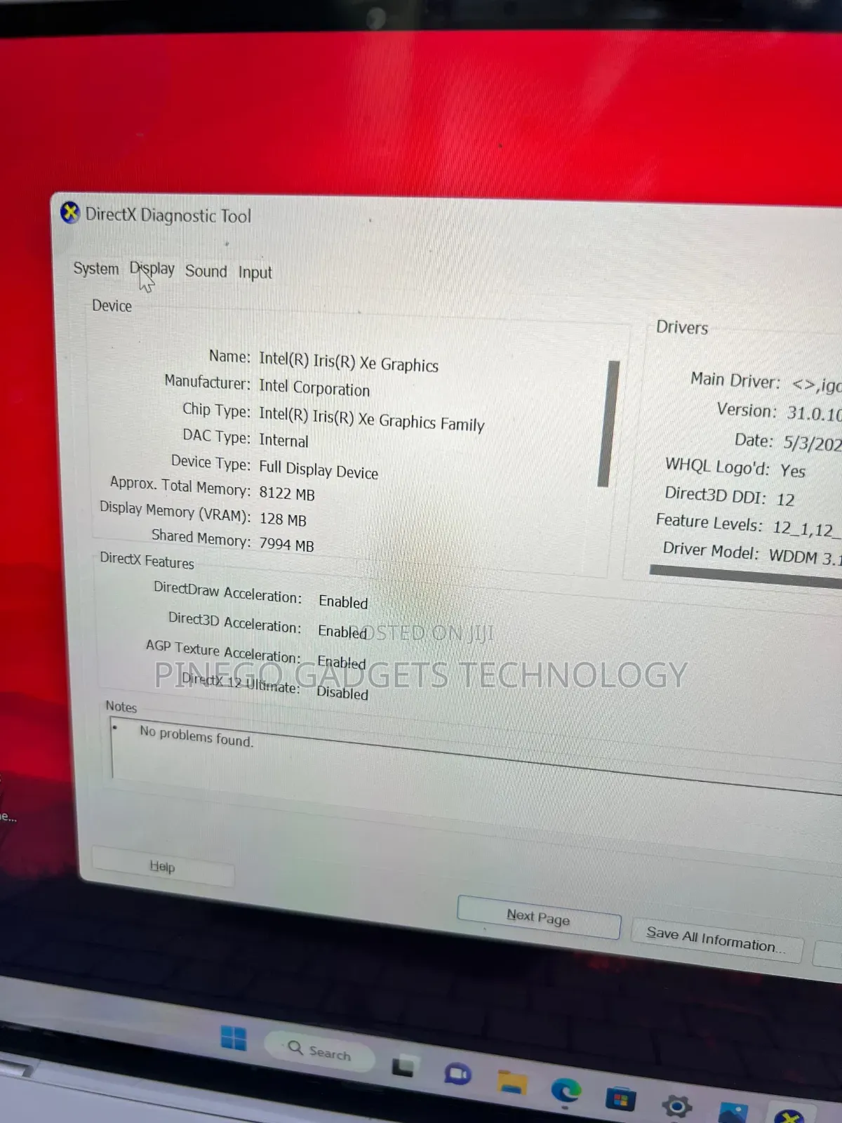 Laptop Dell XPS 13 16GB Intel SSD 512GB