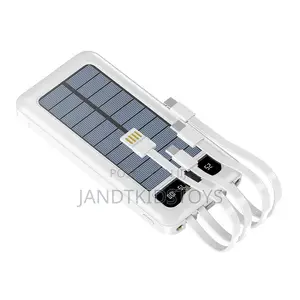 10,000mah Solar Power Bank With Fast Charging
