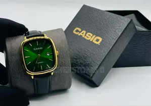 Top Quality Casio Analog Leather Watch.