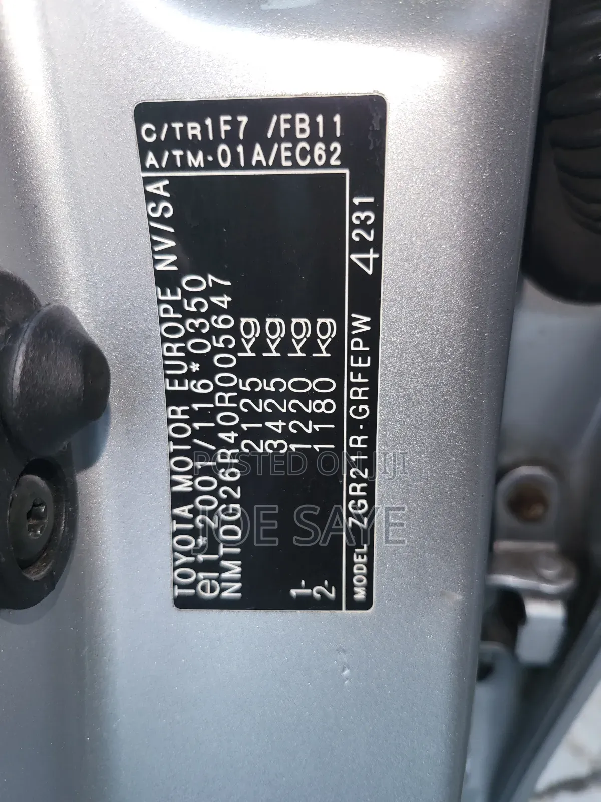 Toyota Verso 2010 Silver