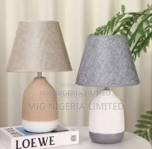 Azure Ceramic Table Lamp Light Decorations Reading Desk Lamp