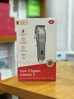 Itel Cordless Hair Clipper Ihc-35 – Stainless Steel Blades, 2500mah