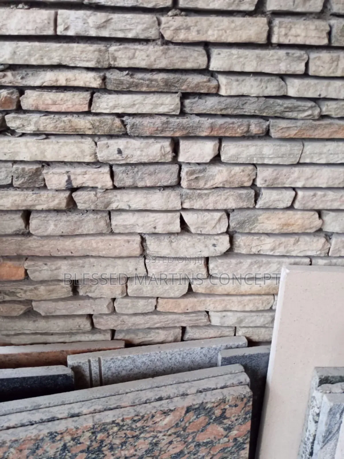 Pure Natural Stone, Good for Wall Cladding and Pillars