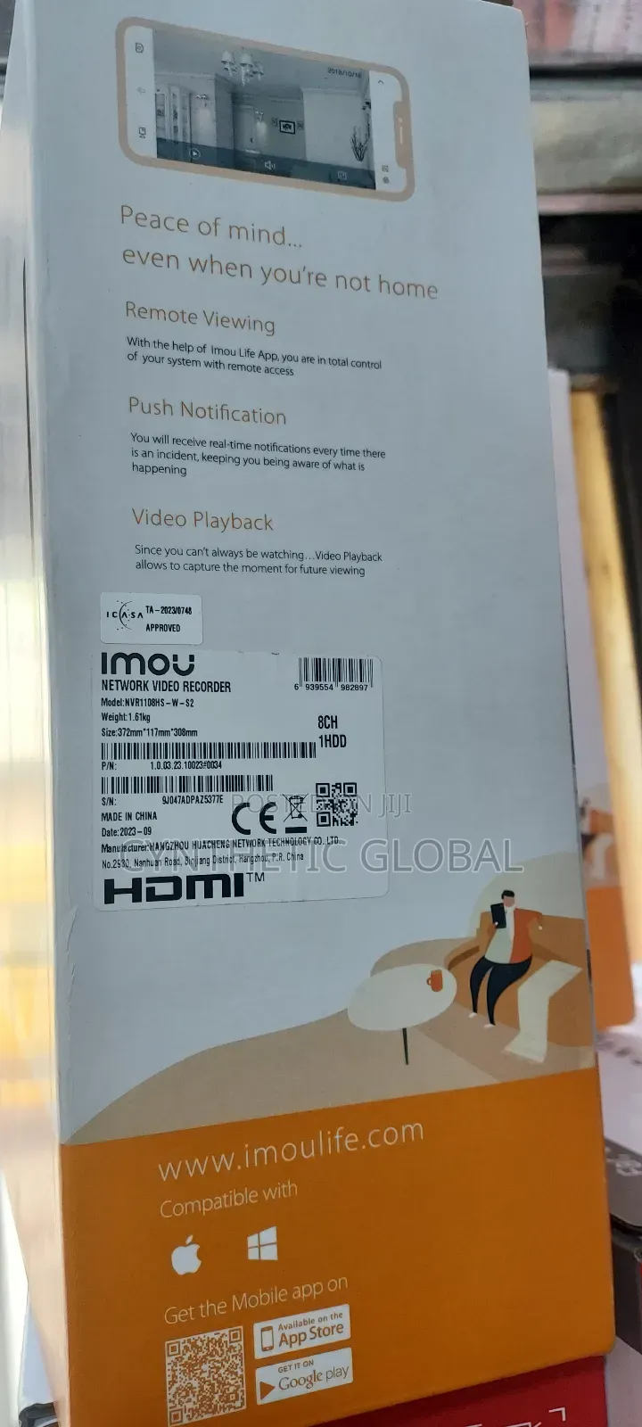 Dhi-Nvr1108hs-W-S2 Imou 8ch 2mp Wireless NVR