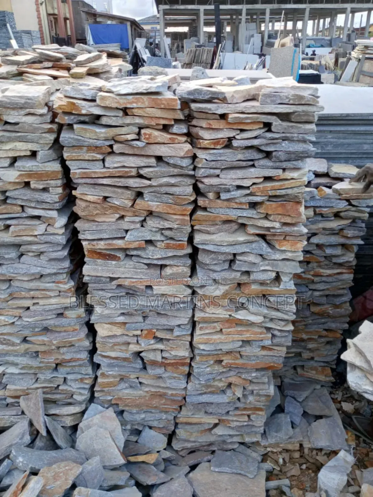 Pure Natural Stone, Good for Wall Cladding and Pillars