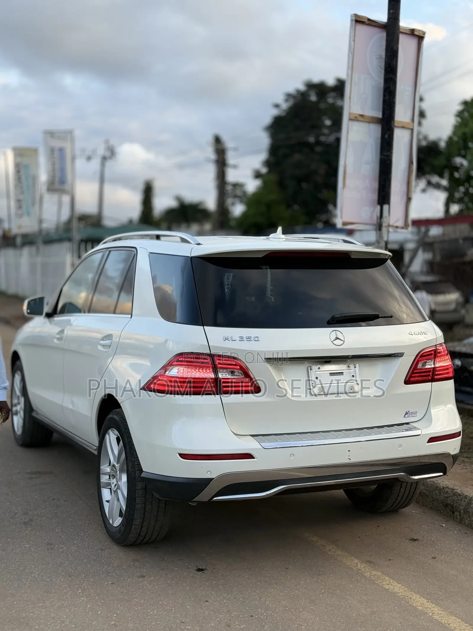 Mercedes-Benz M Class ML 350 4Matic 2013 White