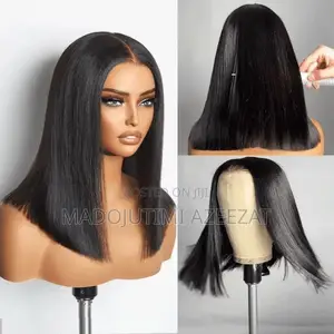 Short Striat Human Hair