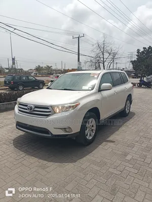Toyota Highlander SE 3.5L 4WD 2013 White
