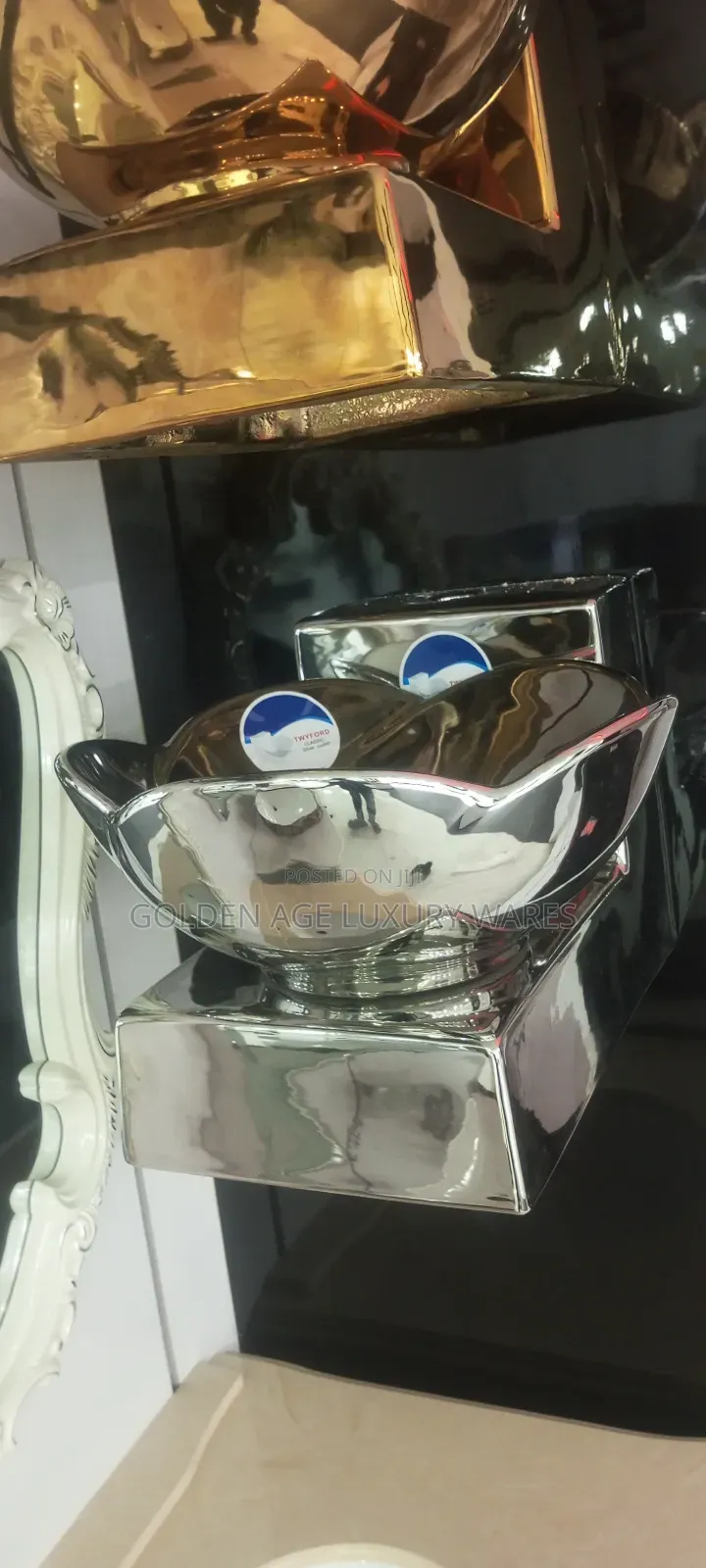 Silver Suspended Basin