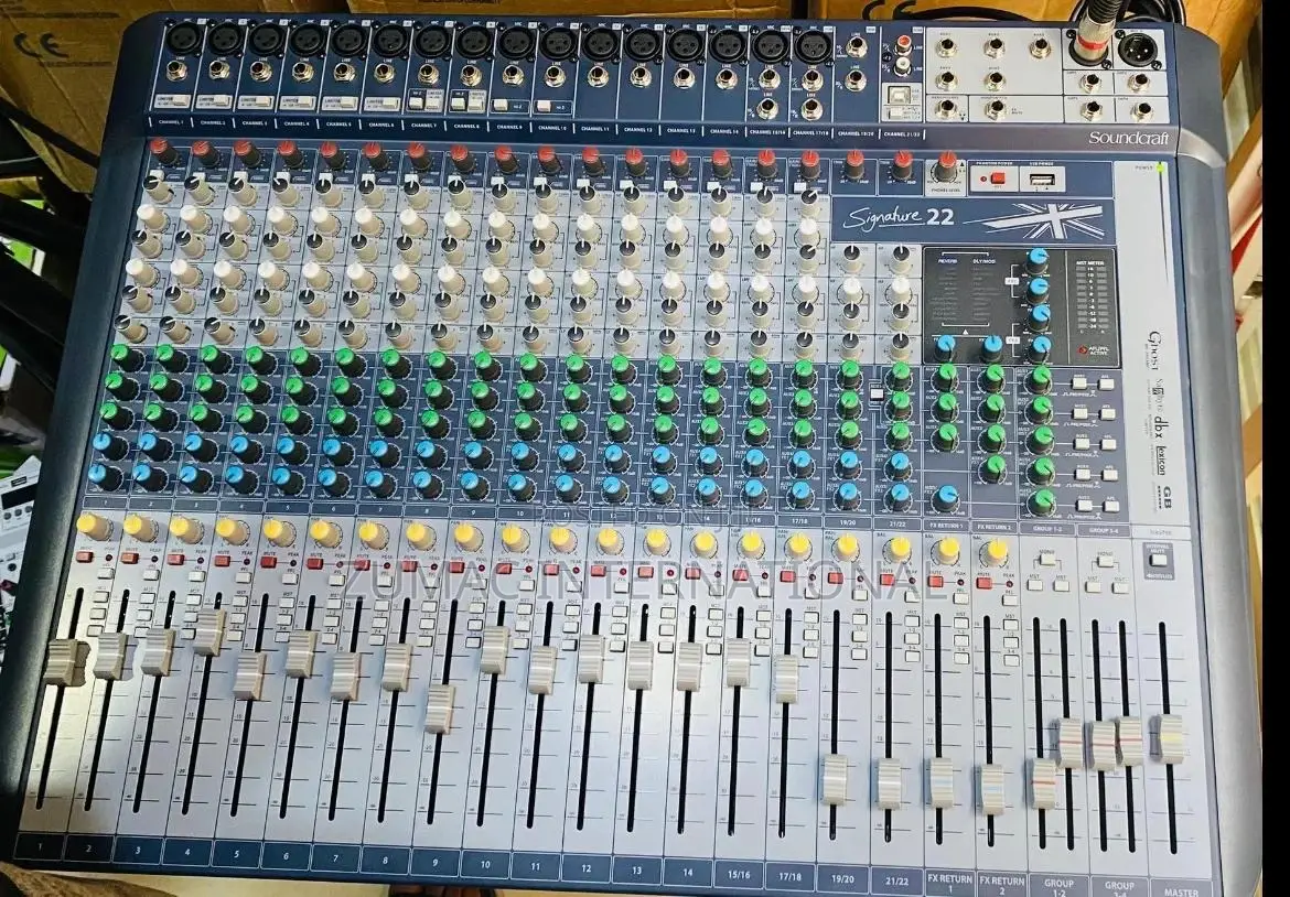 22 Channels Flat Mixer