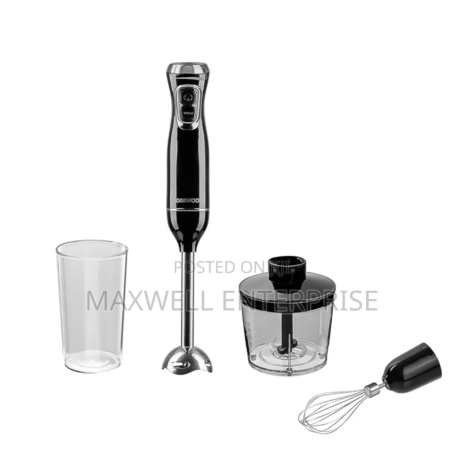 Daewoo 3in1 Hand Blender Set With Whisk, Chopper and Jug