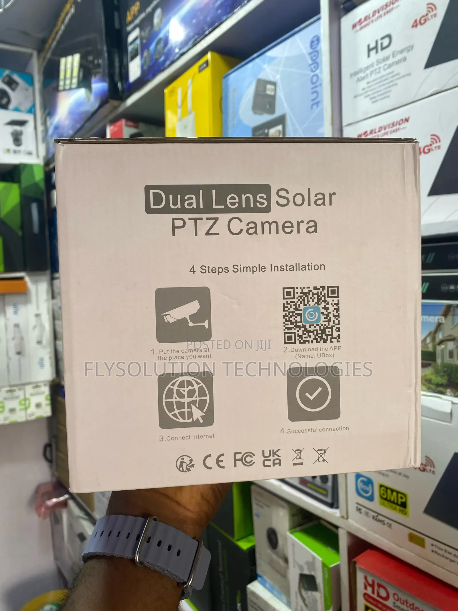Megavision Hd 4g Lte Dual Lens Solar PTZ Ubox Camera