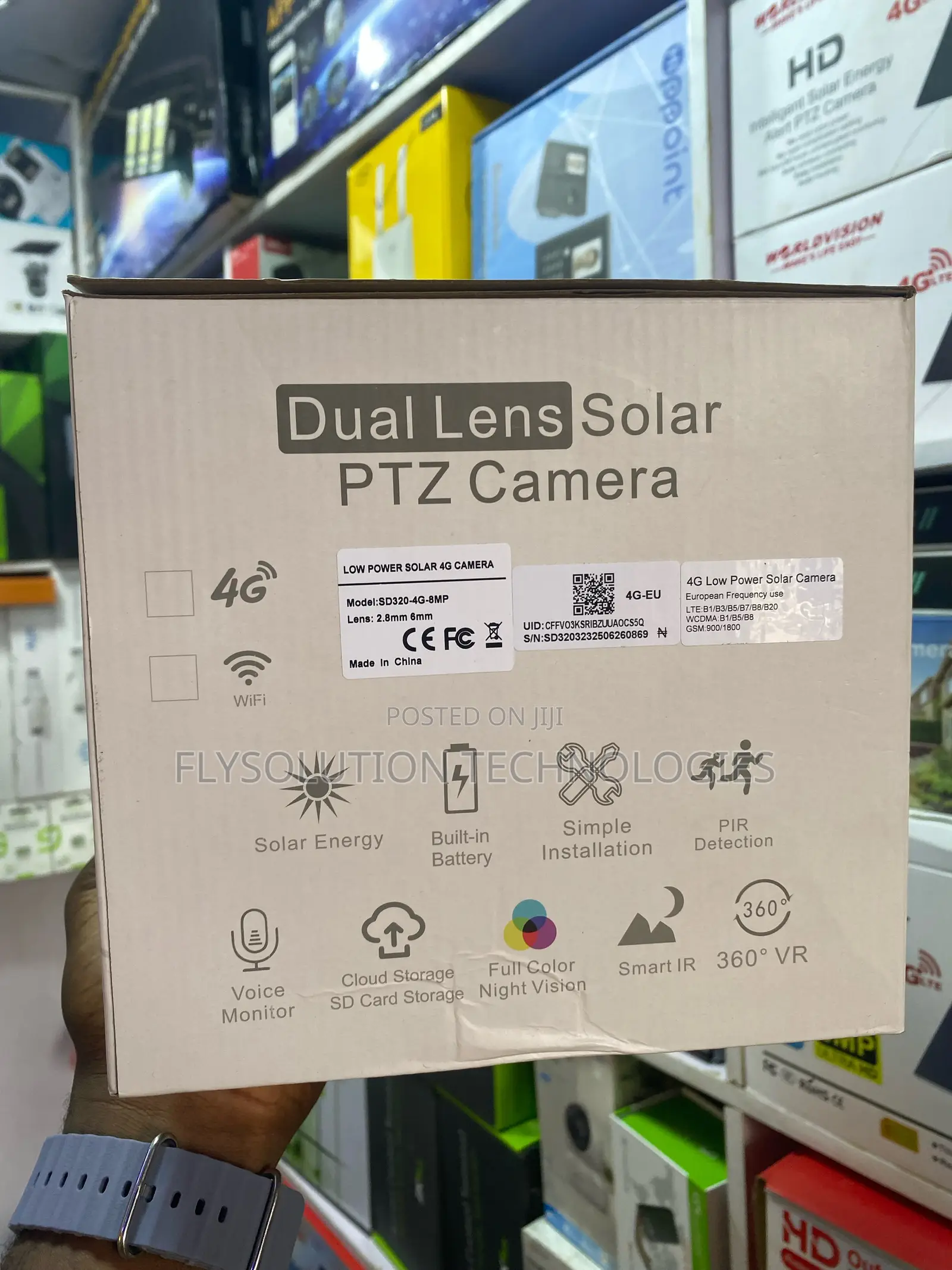 Megavision Hd 4g Lte Dual Lens Solar PTZ Ubox Camera