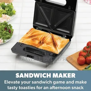 Daewoo 3-in-1 Snack Maker, Sandwich, Waffle Panini Press