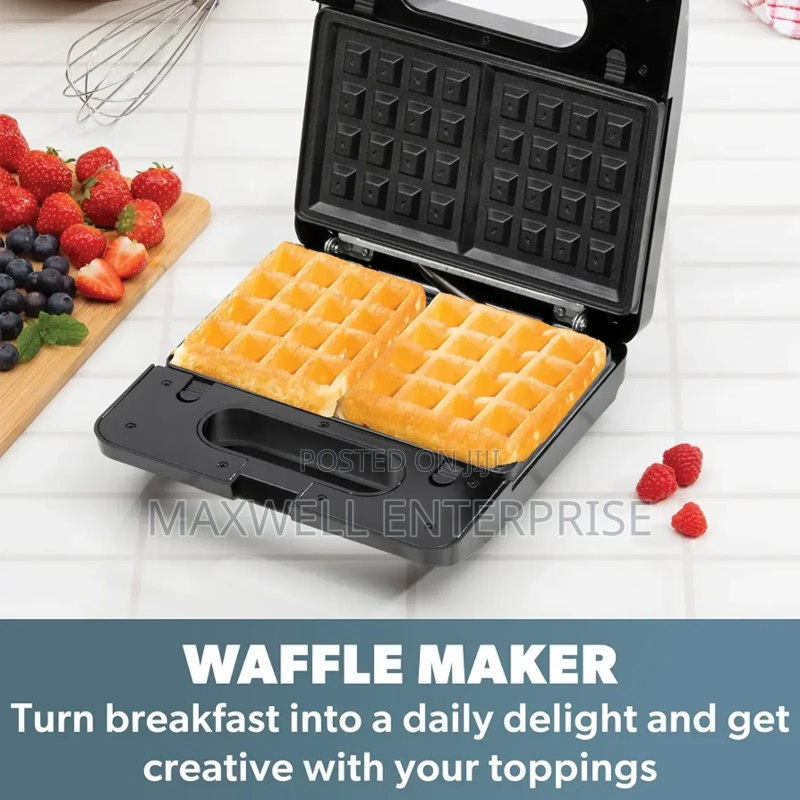 Daewoo 3-in-1 Snack Maker, Sandwich, Waffle Panini Press