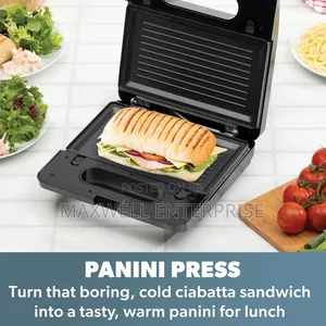 Daewoo 3-in-1 Snack Maker, Sandwich, Waffle Panini Press