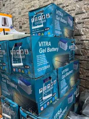220ahms 12v Vitra Dry Cell Gel Battery