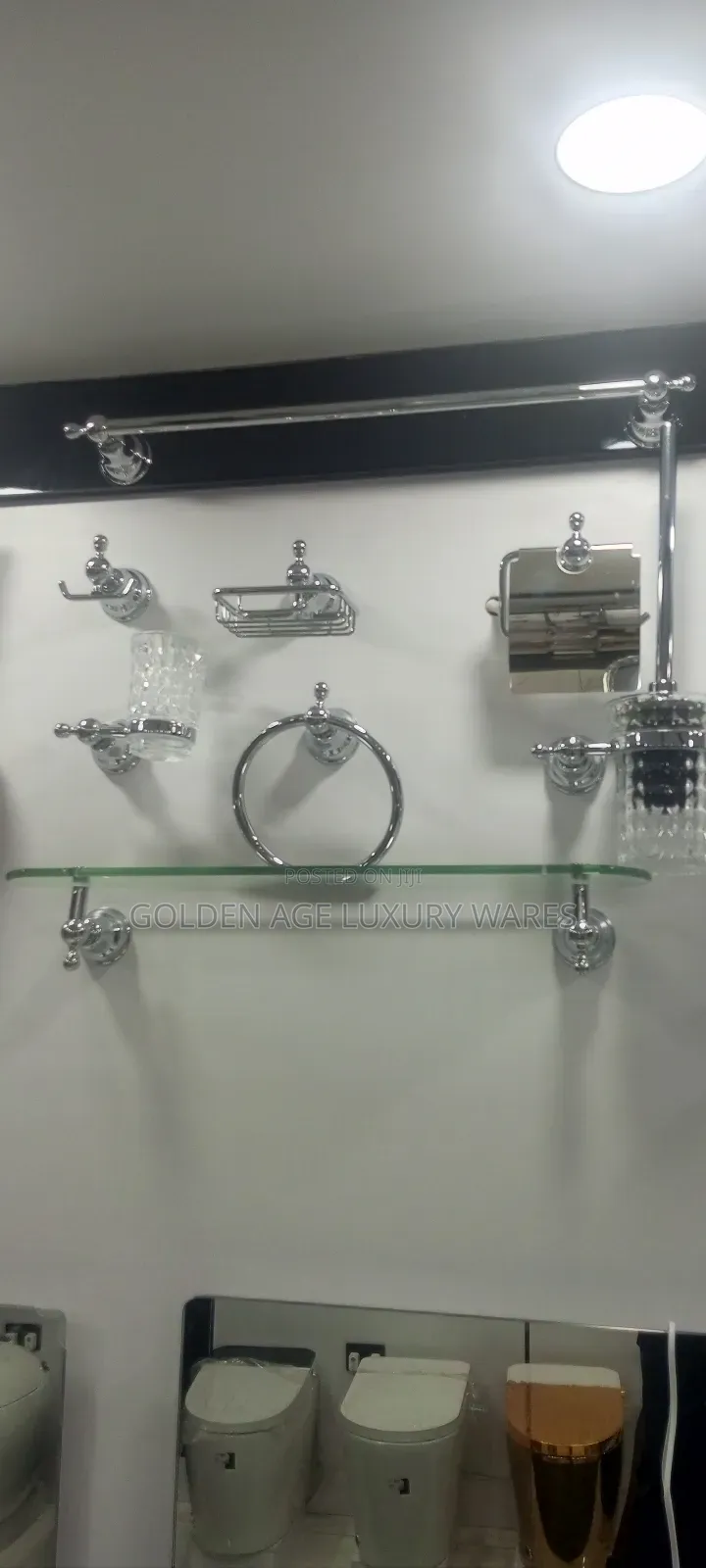 8 Set Original Stainless Bathroom Accessories