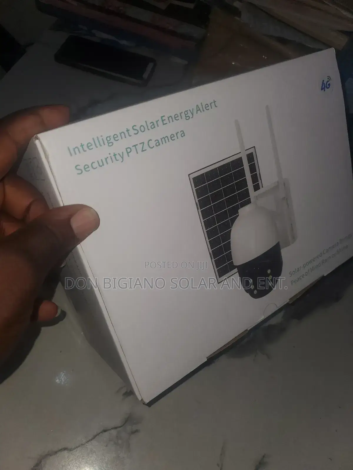 Intelligent Solar Ernegy Alert Security PTZ Camera